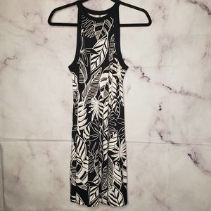 OLD NAVY high neck tropical jersey dress XS